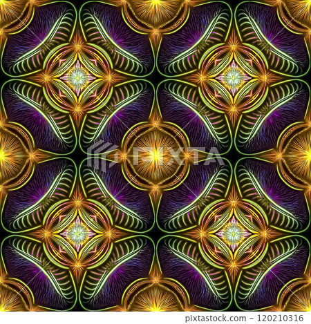 彩色萬花筒重複無縫圖案的插圖背景資料 彩色萬花筒重複無縫圖案的插圖背景資料 120210316