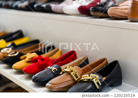 Collection of stylish suede and leather womens loafers for sale 120210519