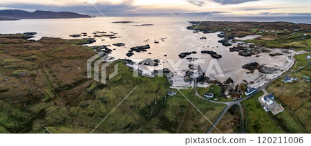 The coastline at Rossbeg in County Donegal during autumn - Ireland 120211006
