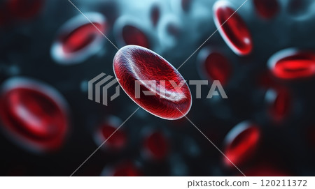 Blood platelets. Microscopic view of blood cells, leukocytes, erythrocytes. Blood platelets. Microscopic view of blood cells, leukocytes, erythrocytes. 120211372