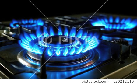 《AI image》Gas stove image 120212119