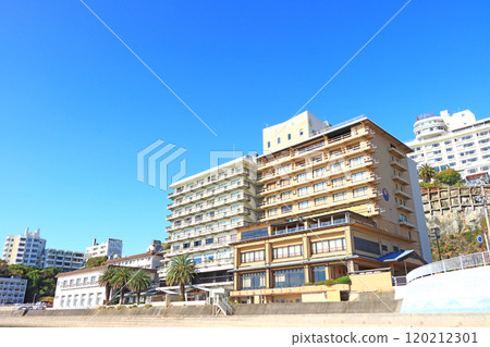 愛知縣蒲郡市西浦溫泉風景 120212301