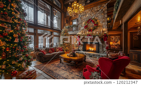 Christmas tree in a foreign house 120212347