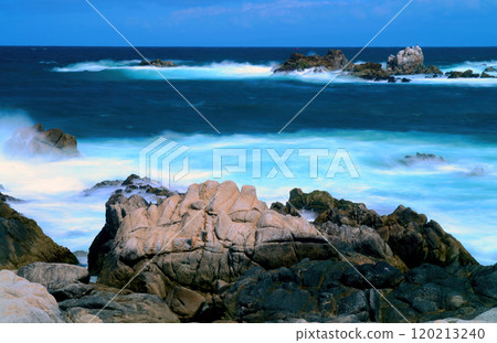 Time Lapse Surf Breaking Asilomar State Marine Reserve California 120213240