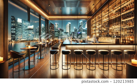 Stylish urban bar 120213985