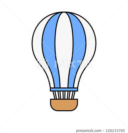 Balloon icon blue and white Balloon icon blue and white 120215785