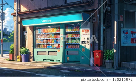 街角自動販賣機+ 120215972