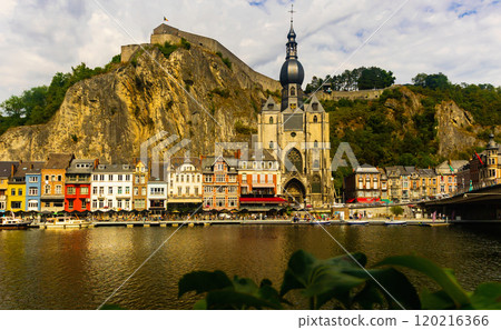 View of Dinant city from Meuse river 120216366