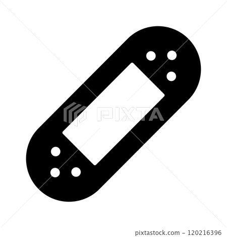 Bandage silhouette icon 120216396