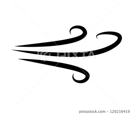 Wind gust icon 120216419