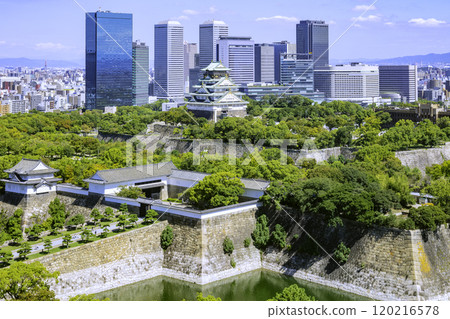 大阪城塔及摩天大樓(大阪府大阪市) 大阪城塔及摩天大樓(大阪府大阪市) 120216578