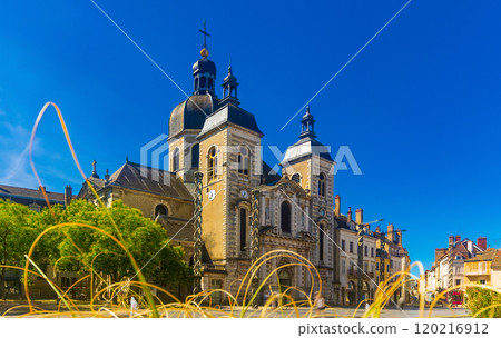Ancient Catholic church of Saint-Pierre in french city of Chalon-sur-Saone Ancient Catholic church of Saint-Pierre in french city of Chalon-sur-Saone 120216912
