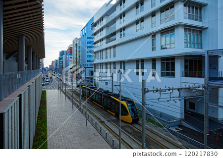 Haga-Utsunomiya LRT Light Line Near the east exit of Utsunomiya Station Kinu Street 120217830