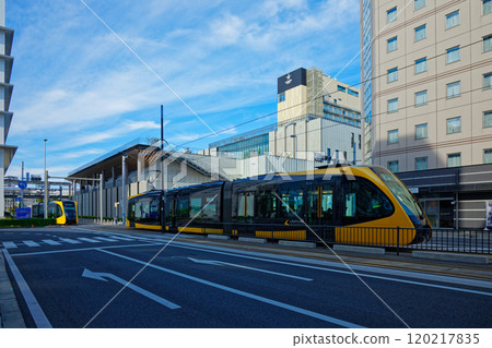 Haga-Utsunomiya LRT Light Line Near Higashi-Shukugo Station Kinu Street 120217835