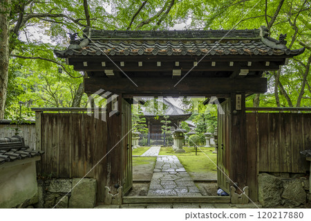 Sakamoto Jigen-do Temple Gate, Otsu City, Shiga Prefecture 120217880