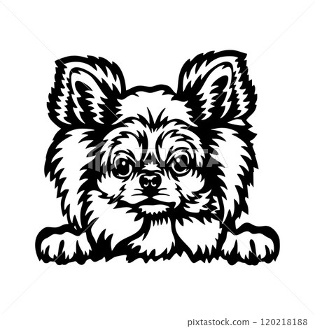 Peeking Chihuahua - Dog lover owner gift - Dog cut file - Peeking Dog Cut Stencil Peeking Chihuahua - Dog lover owner gift - Dog cut file - Peeking Dog Cut Stencil 120218188