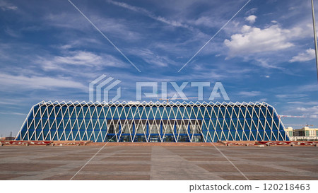 Palace of Independence timelapse hyperlapse, Central Asia, Kazakhstan, Astana 120218463