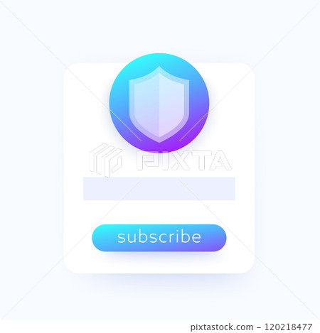 subscribe to VPN service, vector ui design 120218477