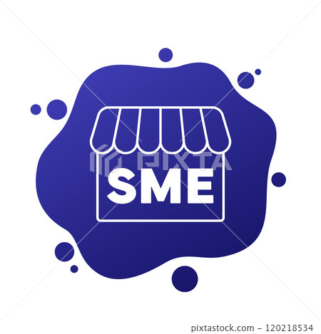 SME icon, Small and medium-sized enterprises 120218534