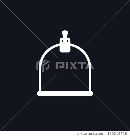 Hijama treatment icon with a cup 120218726