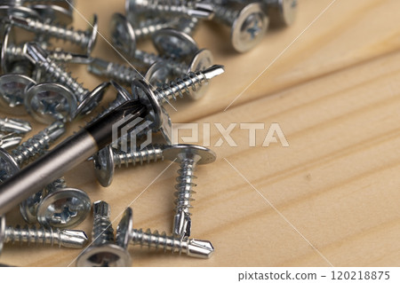 steel self-tapping screws for working with wooden products 120218875