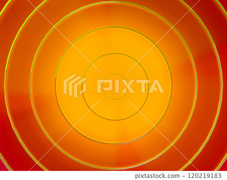 夢幻般的光線照亮的同心圓管道的 3D 插圖 夢幻般的光線照亮的同心圓管道的 3D 插圖 120219183