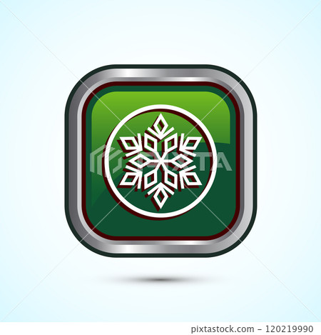 Snowflake icon design, Keep frozen icon. Button Design 120219990