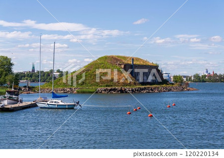 Islands of Suomenlinna sea fortress southest form Helsinki city center, Finland, sunny summer day, UNESCO World Heritage Site Islands of Suomenlinna sea fortress southest form Helsinki city center, Finland, sunny summer day, UNESCO World Heritage Site 120220134