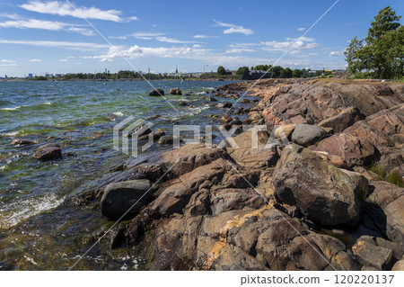 Islands of Suomenlinna sea fortress southest form Helsinki city center, Finland, sunny summer day, UNESCO World Heritage Site Islands of Suomenlinna sea fortress southest form Helsinki city center, Finland, sunny summer day, UNESCO World Heritage Site 120220137