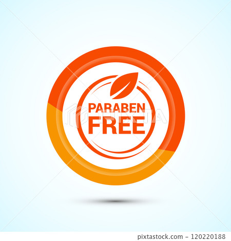 Paraben free icon design, suitable for product label. Button Design Paraben free icon design, suitable for product label. Button Design 120220188