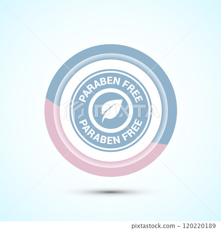 Paraben free icon design, suitable for product label. Button Design Paraben free icon design, suitable for product label. Button Design 120220189