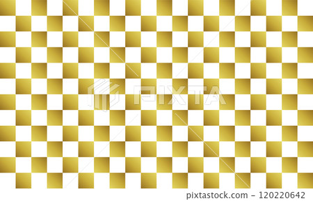 Seamless checkered horizontal background (antique gold gradation) 120220642