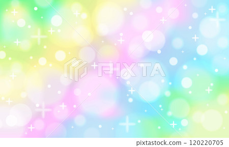 Aesthetic y2k lgbt flag themed background with bokeh. Stock vector illustration in magic realistic style. Aesthetic y2k lgbt flag themed background with bokeh. Stock vector illustration in magic realistic style. 120220705