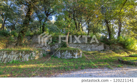 Villa Doria Pamphili park in beautiful town of Albano Laziale timelapse hyperlapse, Italy Villa Doria Pamphili park in beautiful town of Albano Laziale timelapse hyperlapse, Italy 120221141