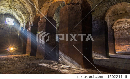 Cisternoni della II Legione Partica in beautiful town of Albano Laziale timelapse, Italy Cisternoni della II Legione Partica in beautiful town of Albano Laziale timelapse, Italy 120221146