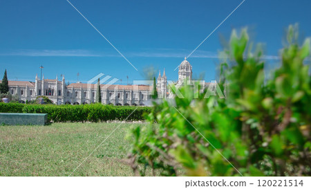 The Jeronimos Monastery or Hieronymites Monastery in Lisbon, Portugal timelapse hyperlapse The Jeronimos Monastery or Hieronymites Monastery in Lisbon, Portugal timelapse hyperlapse 120221514