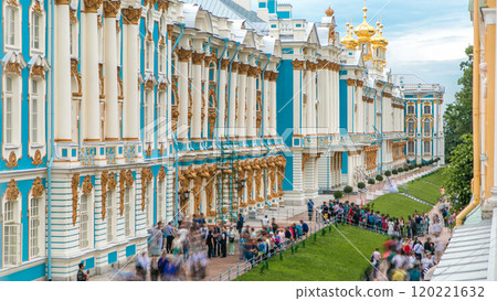 The Catherine Palace timelapse is a Rococo palace located in the town of Tsarskoye Selo Pushkin 120221632