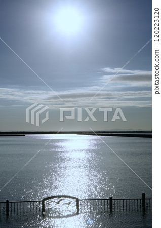 從室蘭市江友臨海公園看到的海與陽光 從室蘭市江友臨海公園看到的海與陽光 120223120