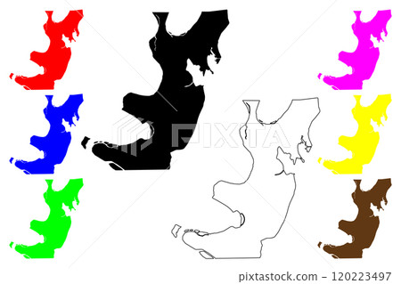 Lake County, State of Tennessee (U.S. county, United States of America, USA, U.S., US) map vector illustration, scribble sketch Lake map Lake County, State of Tennessee (U.S. county, United States of America, USA, U.S., US) map vector illustration, scribble sketch Lake map 120223497