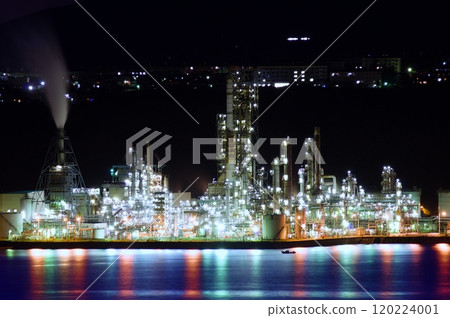 工業夜景(北海道室蘭市) 工業夜景(北海道室蘭市) 120224001