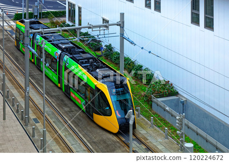 Haga-Utsunomiya LRT Light Line Near the east exit of Utsunomiya Station Kinu Street 120224672