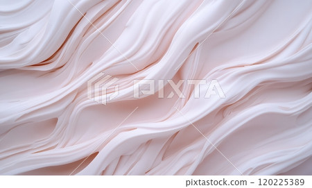 Close up of soft, flowing fabric with gentle waves, creating a soothing and elegant visual effect Close up of soft, flowing fabric with gentle waves, creating a soothing and elegant visual effect 120225389