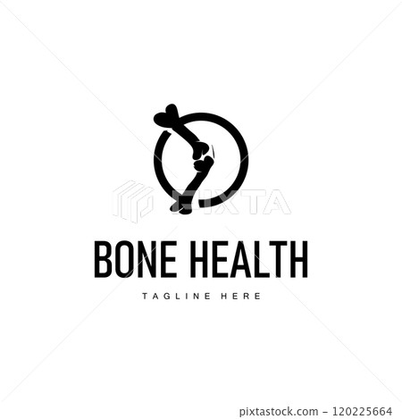 Bone Logo, Bone Care Health Design, Simple Symbol Template Illustration Bone Logo, Bone Care Health Design, Simple Symbol Template Illustration 120225664
