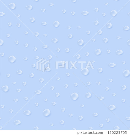 Vector seamless drops pattern on blue background Vector seamless drops pattern on blue background 120225705