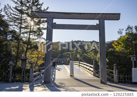 Ise Grand Shrine Inner Shrine Uji Bridge Torii 120225885