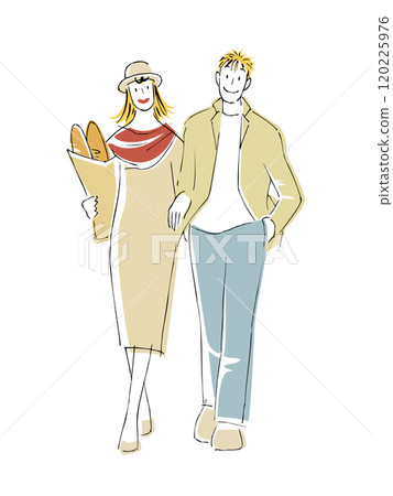 A couple going out A couple going out 120225976