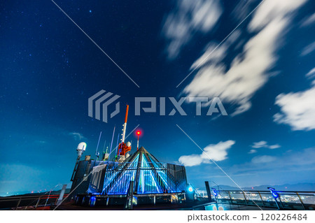 Starry sky and Mount Inasa Observatory [Nagasaki City] 120226484