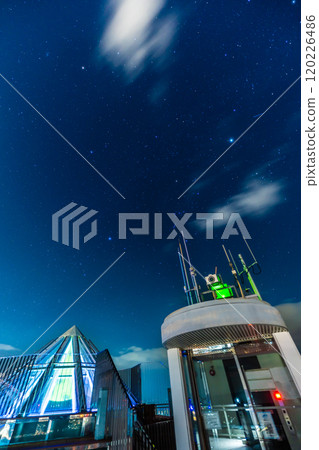 Starry sky and Mount Inasa Observatory [Nagasaki City] 120226486