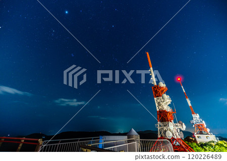 Starry sky and Mount Inasa Observatory [Nagasaki City] 120226489