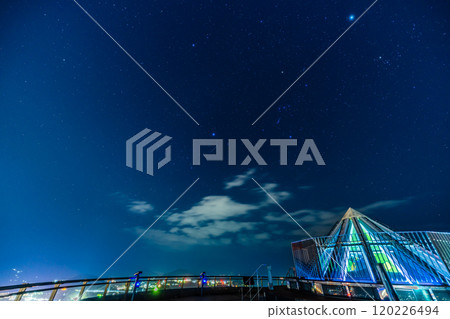 Starry sky and Mount Inasa Observatory [Nagasaki City] 120226494